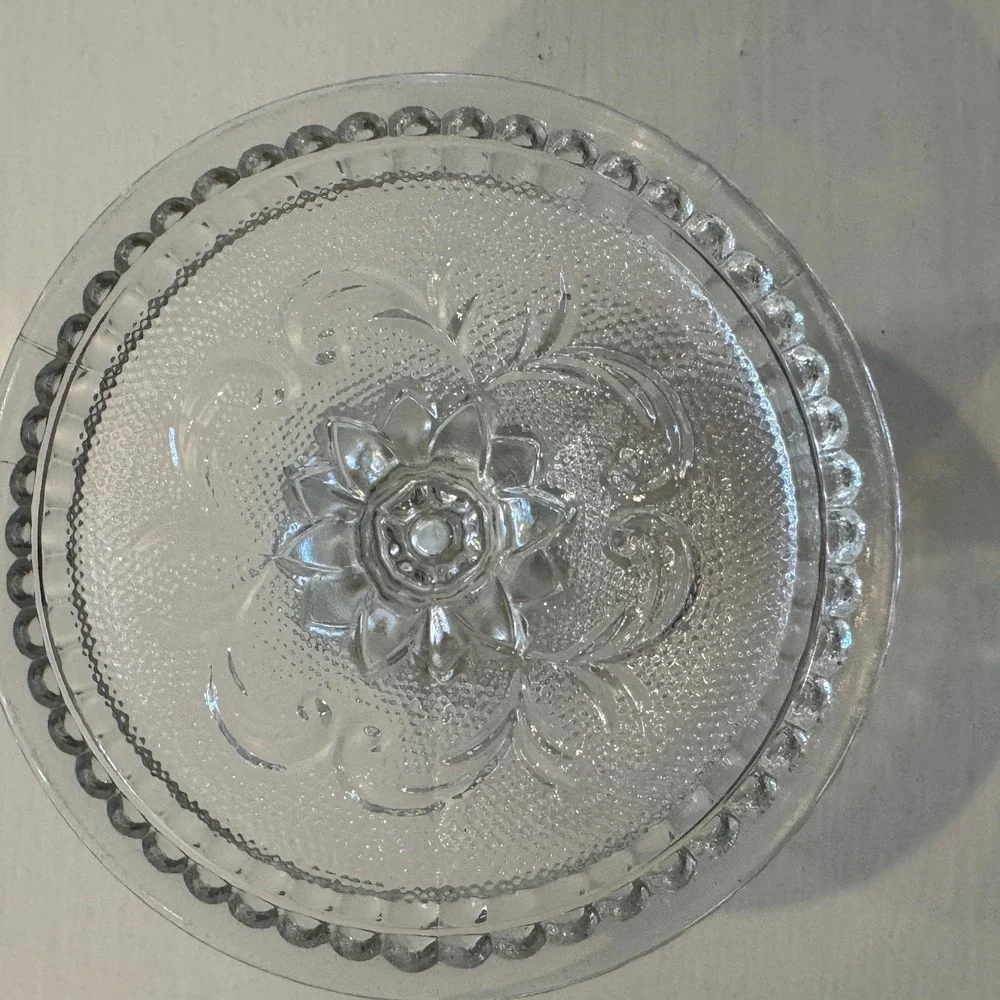 Tiara Indiana Sandwich Glass‎ Candlestick 4